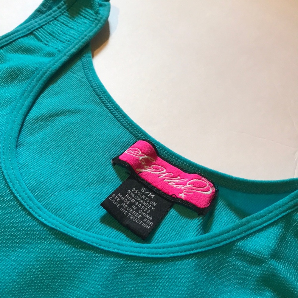 Neon Blue Mini Dress👗 - Picture 2 of 8